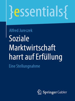 cover image of Soziale Marktwirtschaft harrt auf Erfüllung